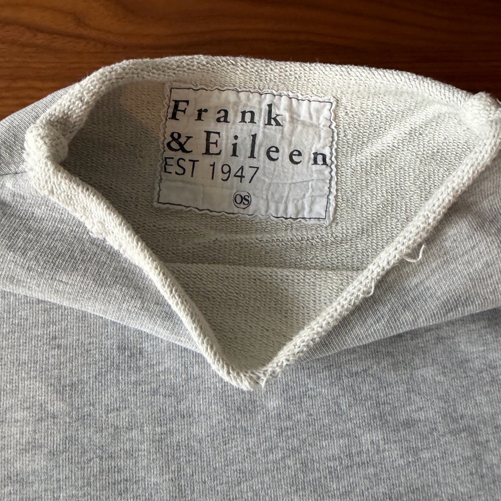 Frank & Eileen Gray Audrey funnel neck capelet Sweater sweatshirt OS